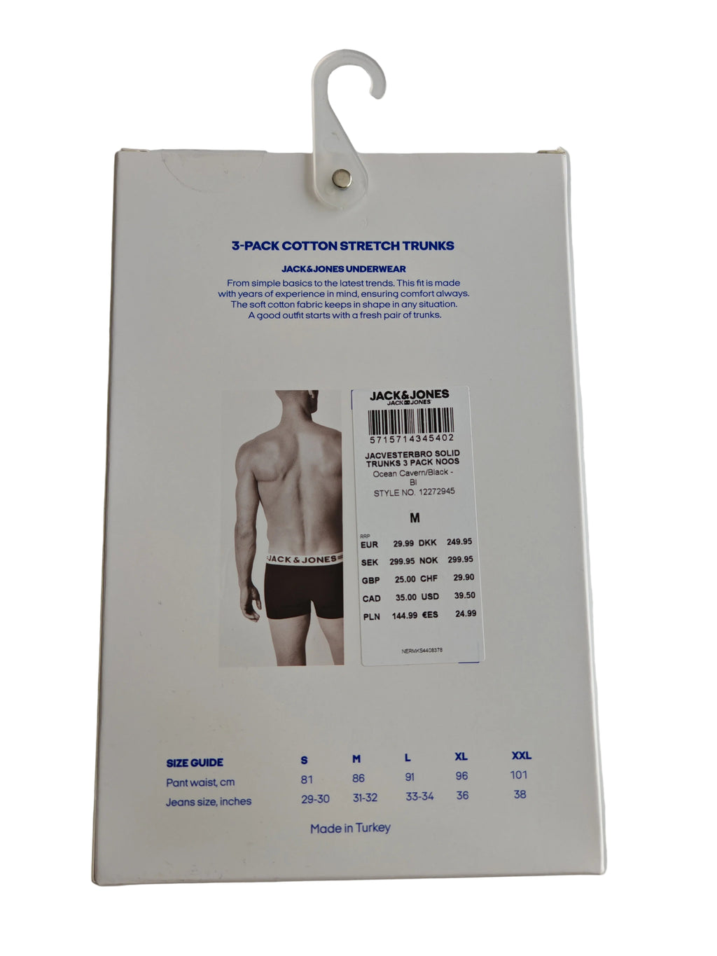 Set boxeri barbati (3buc) marimea M  Jack&Jones