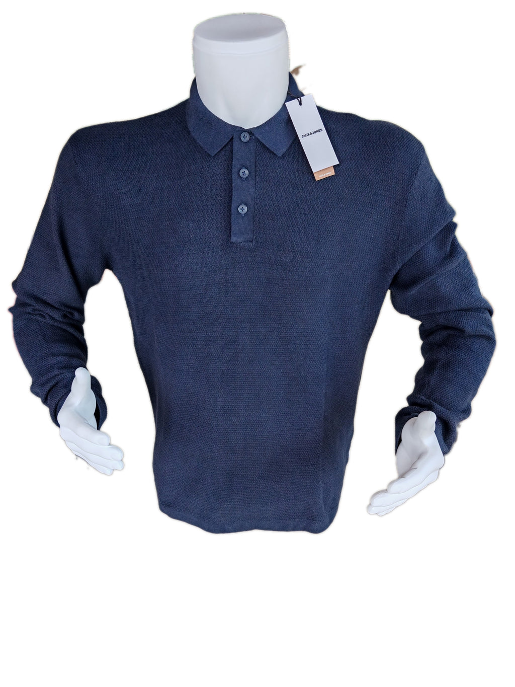 Tricou polo barbati cu maneca lunga marimea M si L  Jack&Jones